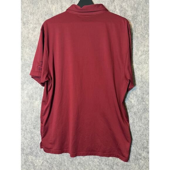 Travis Mathew Mens XXL Pocket Golf Polo Pinehurst Red - Picture 4 of 9